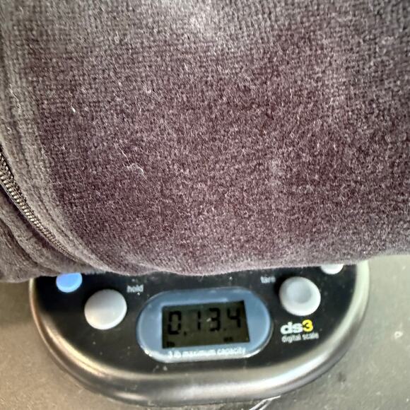 Black Velour Zebra Trim Jacket Women's XL Mobwife Glam Y2K Pockets Full Zip SEE - Picture 10 of 10